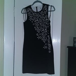 Calvin Klein Flower Cutout Dress